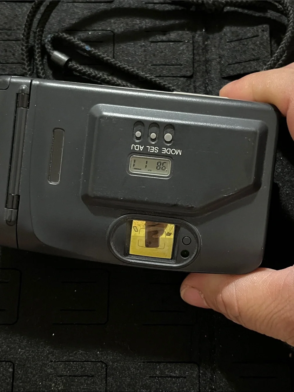 Pentax PC-550 Compact Film Camera in Silver and Black